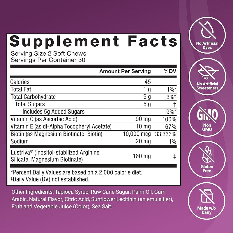 Hair Growth Accelerator Gummies