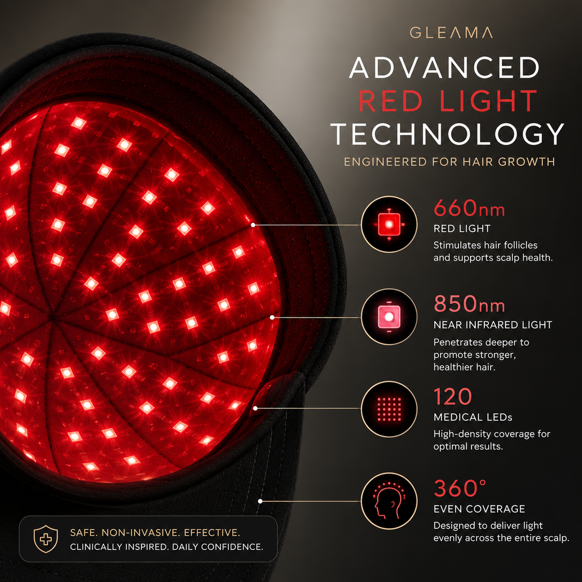 LUMACAP™ | Red Light Hair Growth Therapy